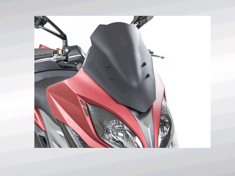 LIQUIDATION - PARE BRISE SPORT NOIR MAT   X.CITING  400  KYMCO KA-01-0497-PARE BRISE SPORT NOIR MAT X.CITING 400 origine KYMCO -DISPO