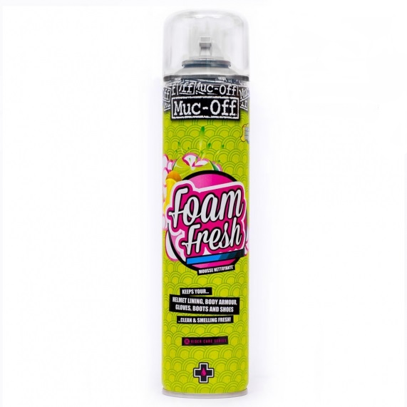 MUC-OFF HELMET FOAM FRESH 400ML MUC-OFF HELMET FOAM FRESH 400ML origine AZMOTORS 