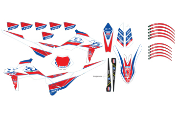 KIT AUTOCOLLANTS RR RACING MY18 031431458200 - KIT AUTOCOLLANTS RR RACING MY18 origine BETA 
