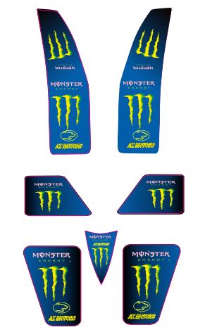 KIT DECOR HY 150 BLEU KIT DECOR HY 150 BLEU origine HYTRACK 