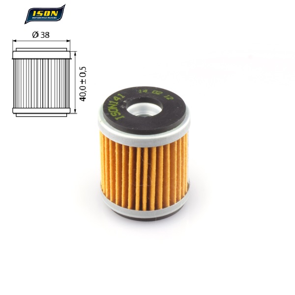 Filtro Olio Motore ISON 141 | Sostituzione Per Beta, Husqvarna, Yamaha WR, YZF, MT | Qualità OEM
