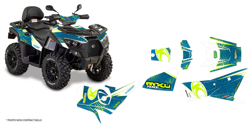 KIT DECO KYMCO MXU 700 ZIKZAK BLEU (2019-2023)
 KIT DECO KYMCO MXU 700 ZIKZAK BLEU (2019-2023) origine KYMCO 