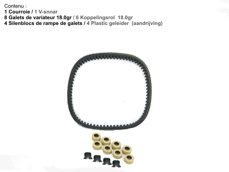 SET ENTRETIEN TRANSMISSION MXU/UXV 500 2x4/4x4  origine kymco 