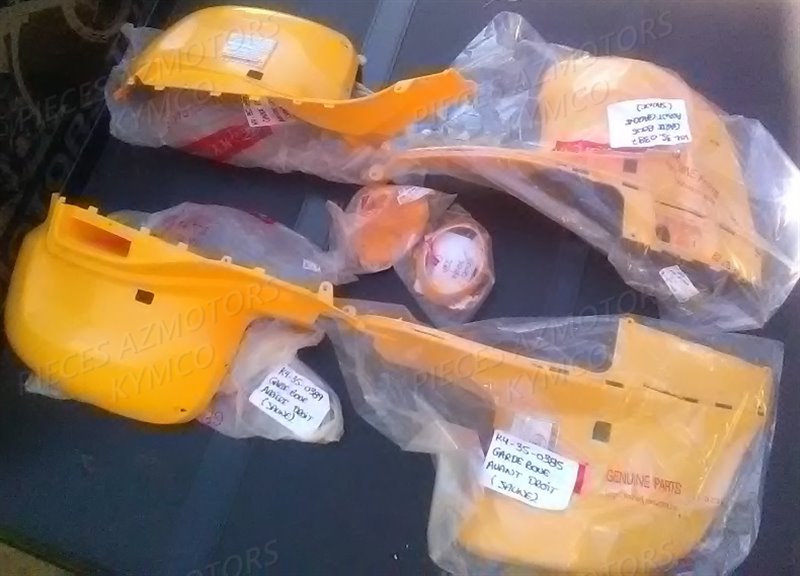 LOT de 6 CARÉNAGES Mxer 50/150 (Jaune)