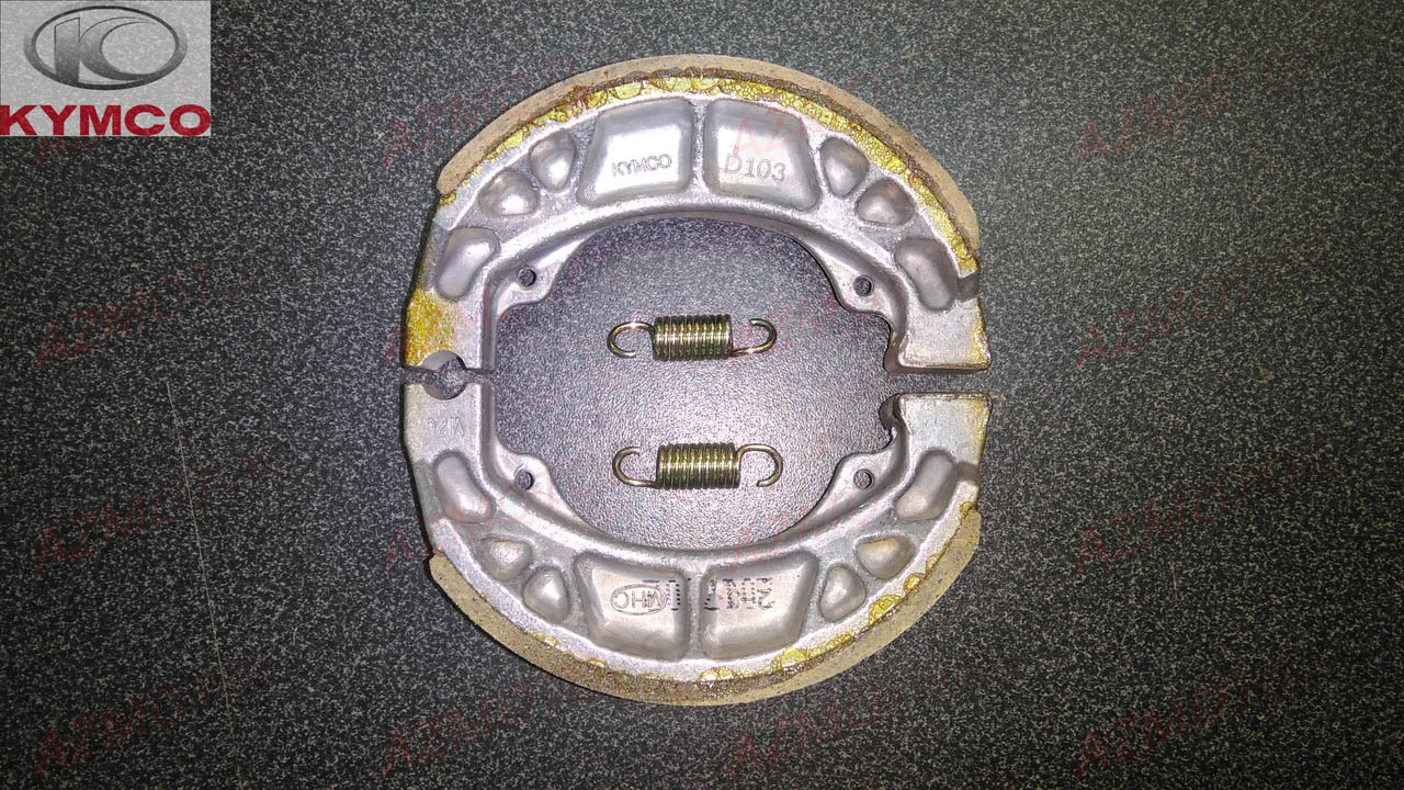 JEU DE MACHOIRES DE FREIN KYMCO 4312A-KXCX-900-MACHOIRES DE FREIN (JEU DE 2)-KY-18-0150 origine KYMCO -DISPO