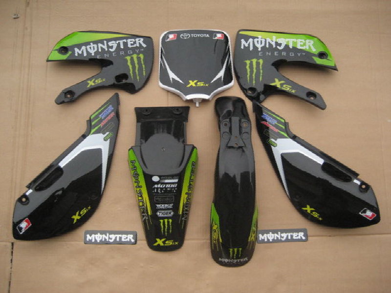 Kit deco Monster KLX vert