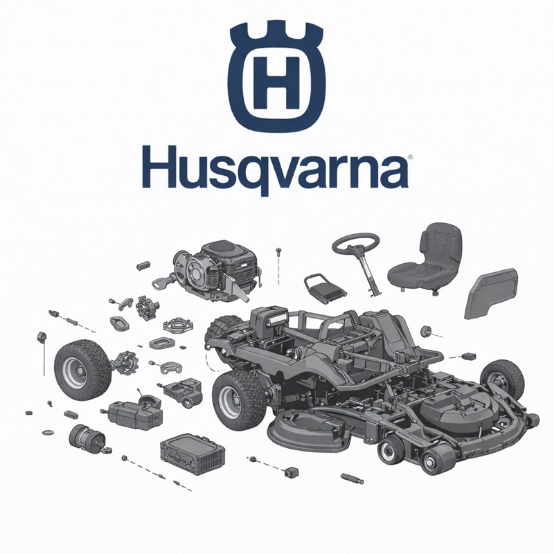Pieces Détachées Tondeuses autoportées Husqvarna Pièces détachées et schémas éclatés d’origine pour tondeuses autoportées Husqvarna origine HUSQVARNA 