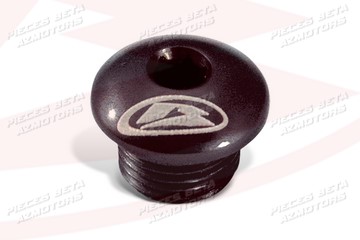 BOUCHON HUILE MOTEUR ANODISE NOIR EVO/REV 2T-MY 00/18 007450348259 - BOUCHON HUILE MOTEUR ANODISE NOIR EVO/REV 2T-MY 00/18 origine BETA 