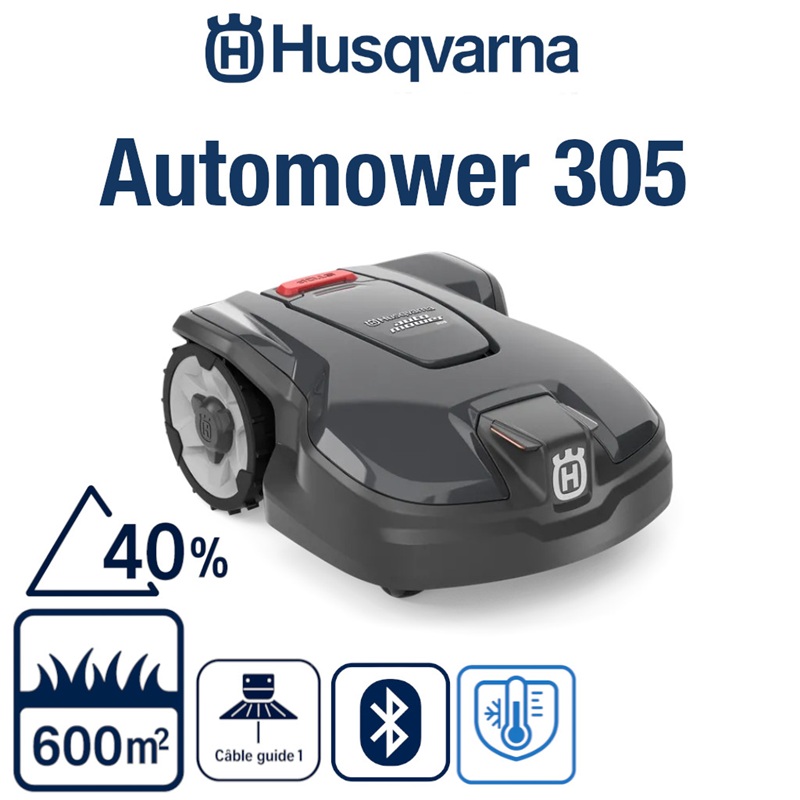 ROBOT TONDEUSE 305 Automower Robot tondeuse pour les pelouses petites et complexes jusqu`à 600 m² origine HUSQVARNA JARDINS_500–600M²