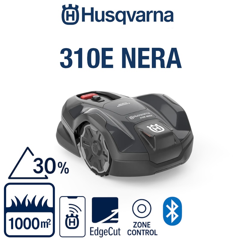 ROBOT TONDEUSE 310E NERA Automower 310E NERA – Robot Tondeuse Husqvarna Compact, Efficace et Connecté origine HUSQVARNA -DISPO
