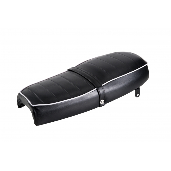 SELLE BI-PLACE NOIR A LISERET BLANC (Mash) SELLE BI-PLACE NOIR A LISERET BLANC origine MASH 
