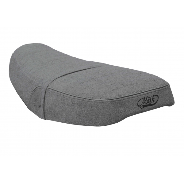 SELLE FIVE HUNDRED & SCRAMBLER  PEAU RETOURNE GRISE (Mash) SELLE FIVE HUNDRED & SCRAMBLER PEAU RETOURNE GRISE (Mash) origine MASH 