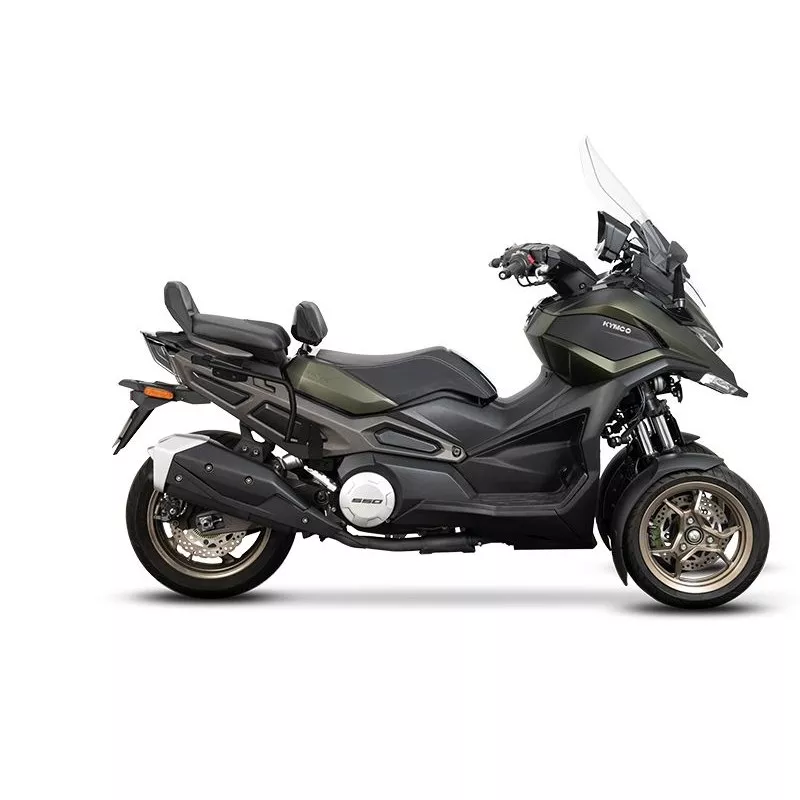 KIT SUPPORTS VALISES SHAD 3P KYMCO KIT SUPPORT 3P VALISES SH23 & SH36 NOIR Pour CV3 origine KYMCO -DISPO