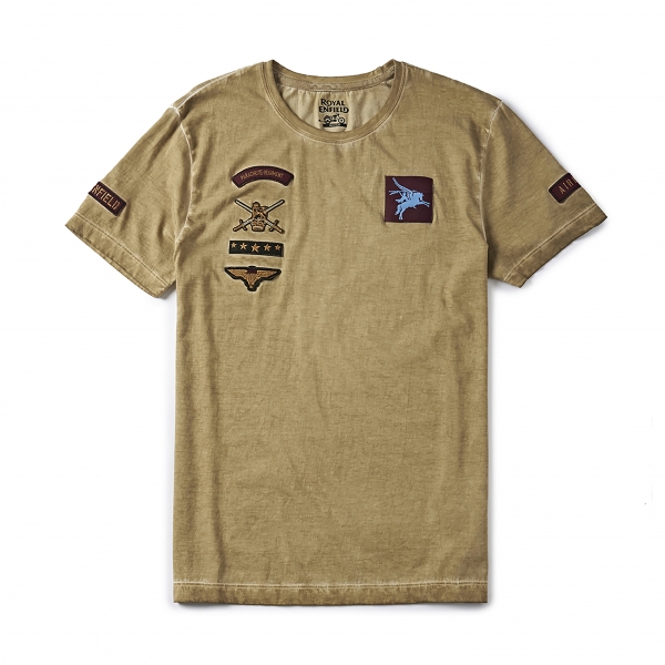 TSHIRT PEGASUS ROYAL ENFIELD TAILLE S - BEIGE