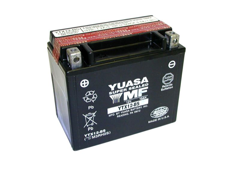 BATTERIE YTX12-BS YUASA (ORIGINE) KYMCO 31500-KHE7-90A- BATTERIE YTX12-BS YUASA origine KYMCO -DISPO