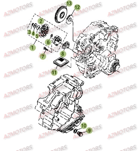 CIRCUIT DE LUBRIFICATION BETA 125 RE 09