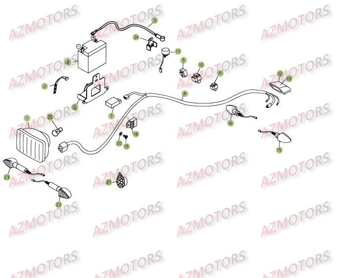 INSTALLATION ELECTRIQUE BETA 125 RE 09