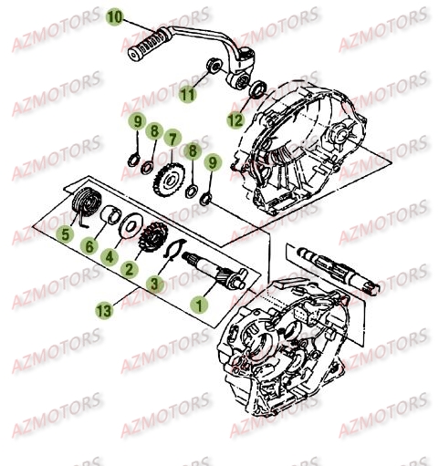 KICK STARTER BETA 125 RE 09