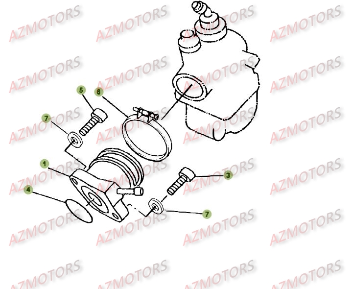 Carburateur BETA Pièces Beta RE 125 4T - 2008