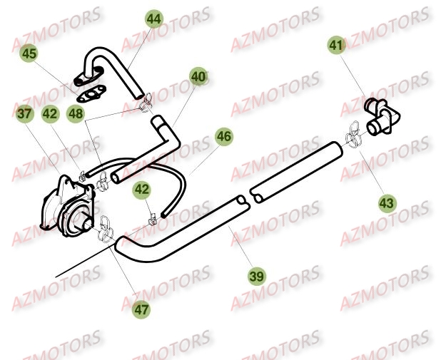 Carburateur 2 BETA Pièces Beta RE 125 4T - 2008