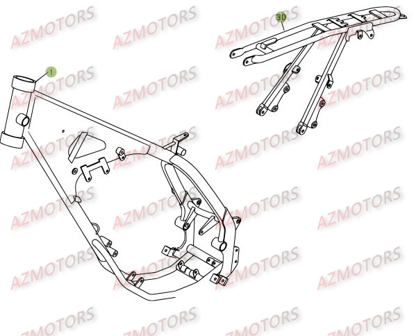 CHASSIS BETA 125 RE 2008 09