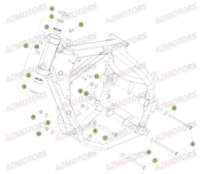 CHASSIS pour 125-RE-2016