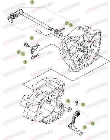 Selecteur De Vitesses BETA Pièces Beta RE 125 4T - 2016
