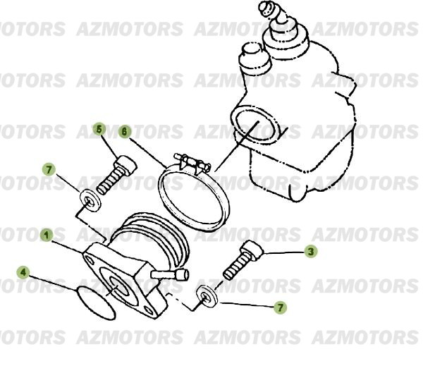 Carburateur BETA Pièces Beta RR 125 Enduro 4T - 2007