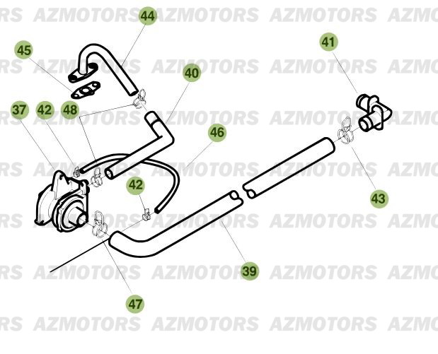 CARBURATEUR 2 BETA 125 RR 2007