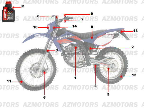 FILTRE AIRE RR  03 AVEC PIVOT LONG