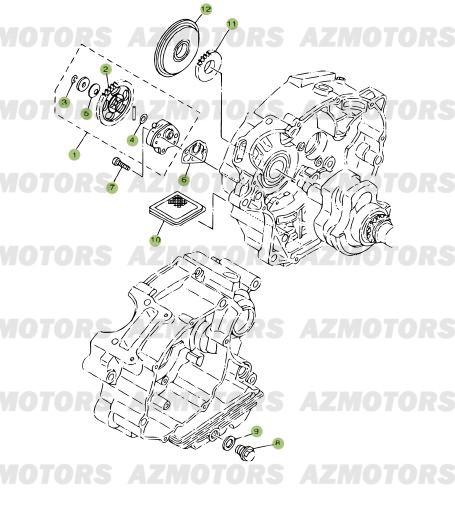 Circuit De Lubrification BETA Pièces Beta RR 125 Enduro 4T EURO3 - 2008