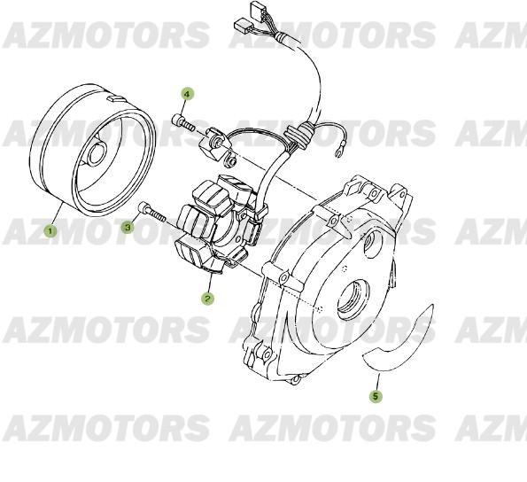 ALLUMAGE BETA Pièces RR 125 ENDURO 4T 2009