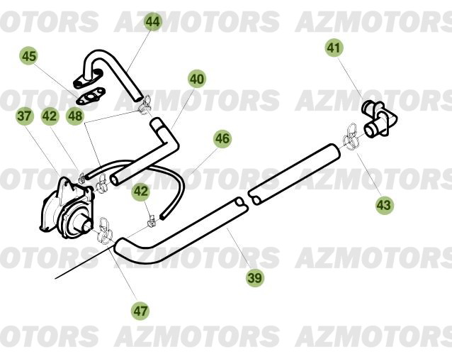 Carburateur 2 BETA Pièces Beta RR 125 Enduro 4T - 2009