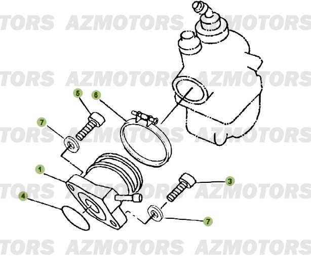 Carburateur BETA Pièces Beta RR 125 Enduro 4T - 2009