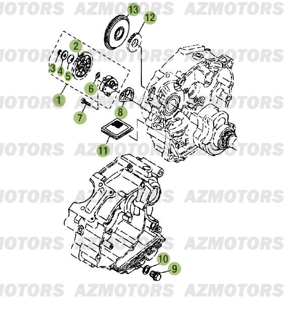 Circuit De Lubrification BETA Pièces Beta RR 125 Enduro 4T - 2012/2010 CHASSIS 001141 à 999999 