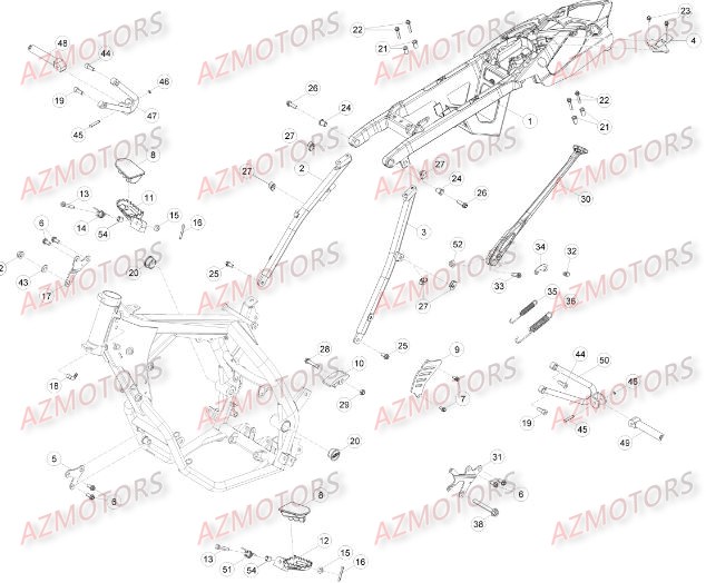 ACCESSOIRES DU CHASSIS pour 125-RR-LC-15