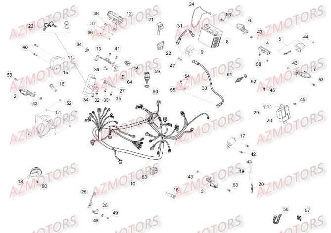 INSTALLATION ELECTRIQUE pour 125-RR-LC-15