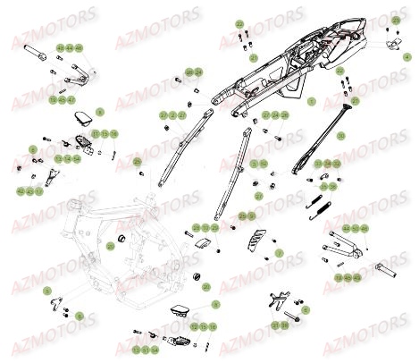 ACCESSOIRES_DU_CHASSIS BETA Pièces RR Enduro 125 RR 4T LC - 2017