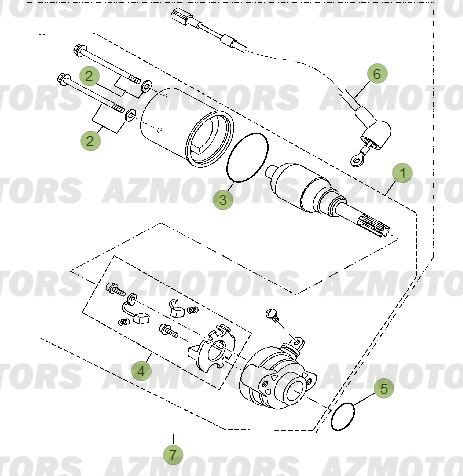 DEMARRAGE ELECTRIQUE BETA 125 RRLC 13