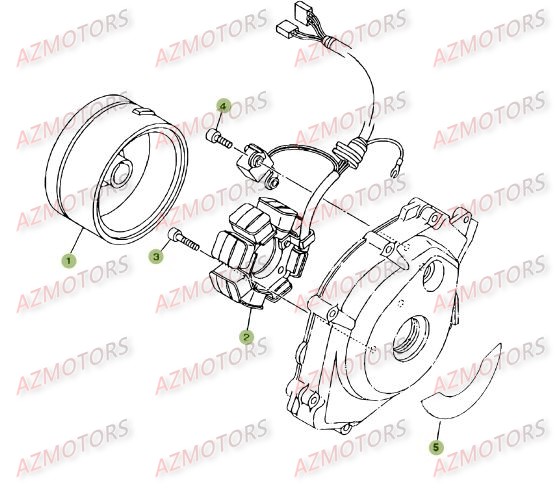 Allumage BETA Pièces BETA RR 125 SM 4T - [2007]
