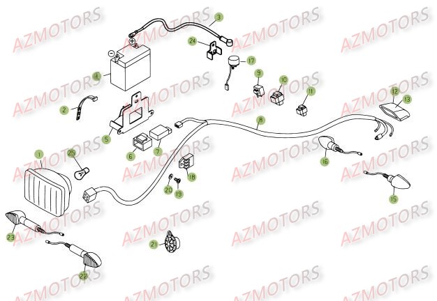 INSTALLATION ELECTRIQUE BETA 125 SM 07