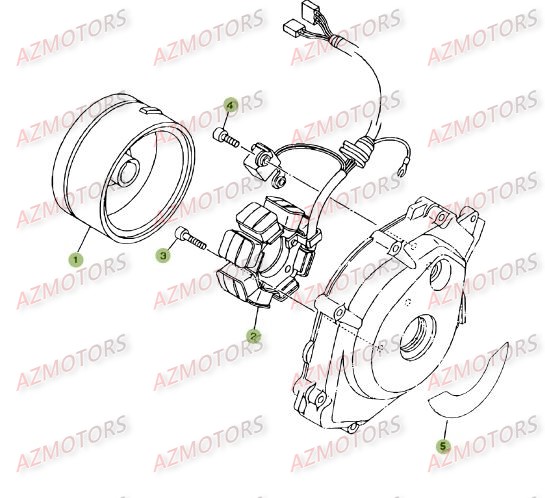Allumage BETA Pièces BETA RR 125 SM 4T - [2008]

