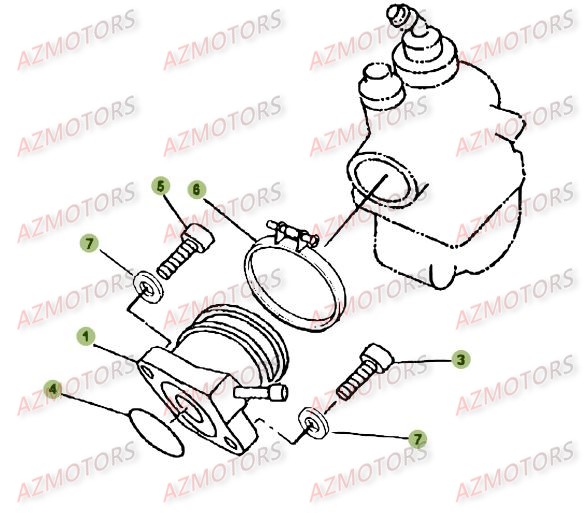 Carburateur BETA Pièces BETA RR 125 SM 4T - [2008]
