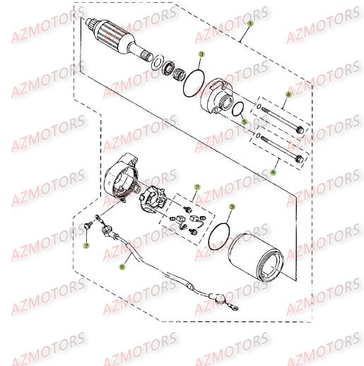 DEMARRAGE ELECTRIQUE 2 BETA 125 SM 08