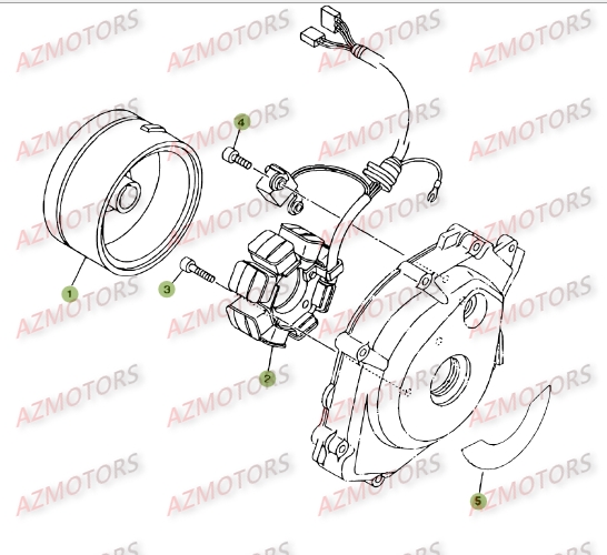 Allumage BETA Pièces BETA RR 125 SM 4T - [2009]
