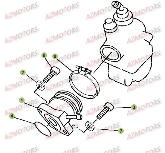 Carburateur.1 BETA Pièces BETA RR 125 SM 4T - [2009]
