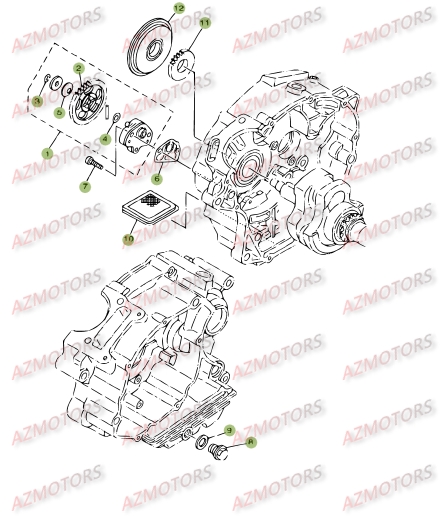 CIRCUIT DE LUBRIFICATION BETA 125 SM 09