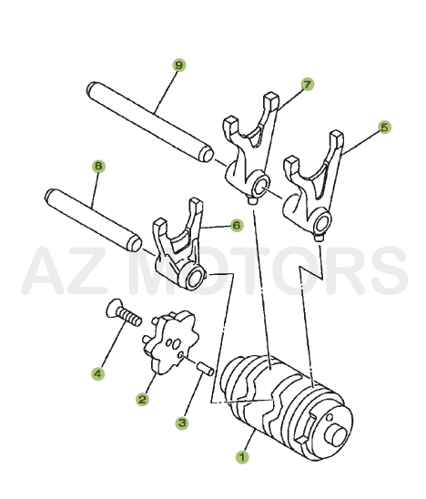 Commande Boite A Vitesses BETA Pièces BETA URBAN 125 4T - [2008-2011]