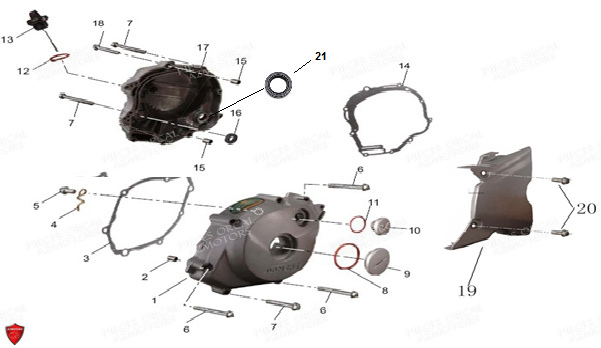 Carter D Allumage ORCAL Pièces Orcal Astor 125cc EURO4