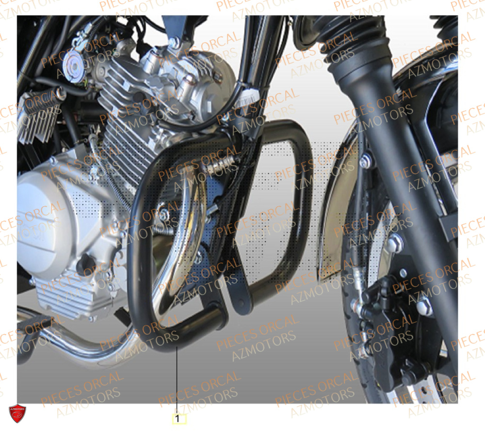 Pare Carter ORCAL Pièces Orcal ASTOR 125cc EURO5